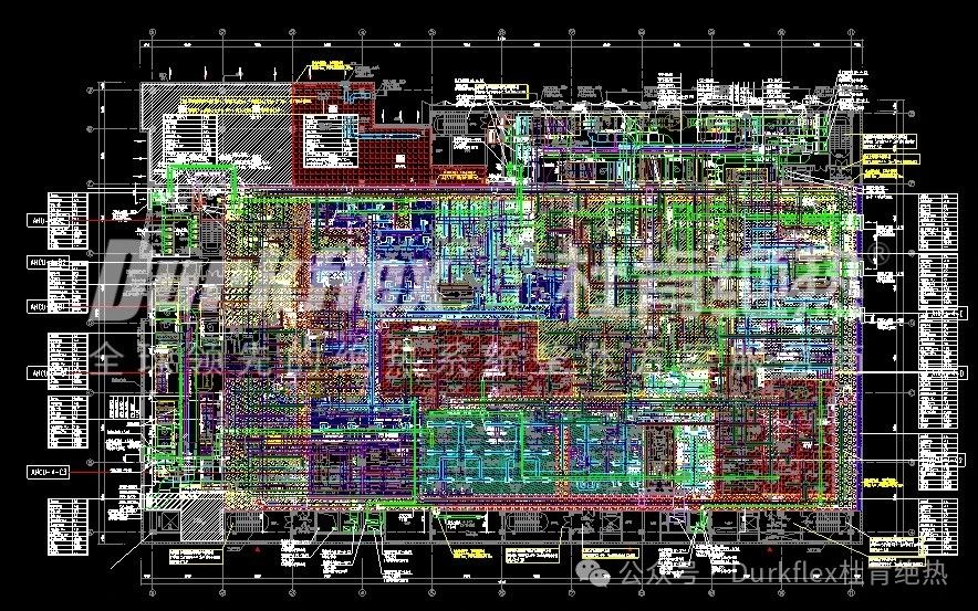 9001cc金沙绝热生物医药暖通规划图纸